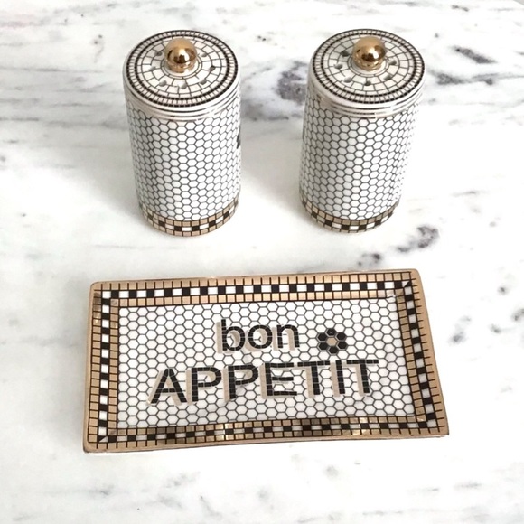 Anthropologie Kitchen Anthropologie Bistro Tile Salt And Pepper